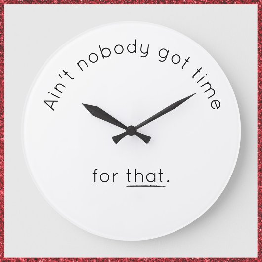 壁ユーモアのある時計 ラージ壁時計