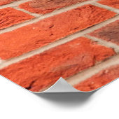 壁レンガの壁のテクスチャ ポスター (角)