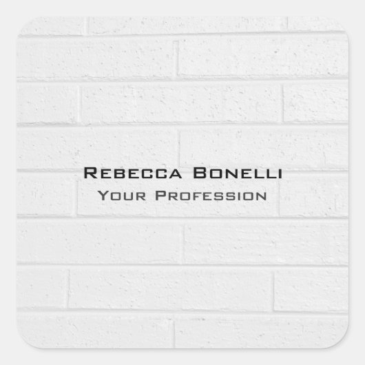 壁レンガユニークミニマモダンリスト スクエアシール (正面)