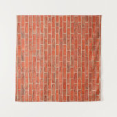 壁レンガ壁のテクスチャ タペストリー (正面(横))