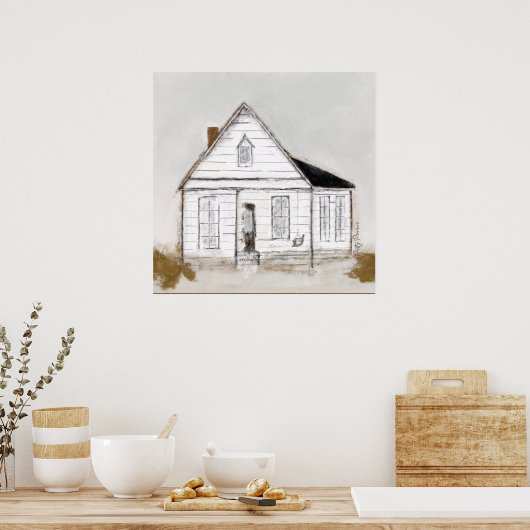 壁初期のアート ポスター (キッチン)