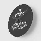 壁前向き時計 ラウンド壁時計 (傾斜)