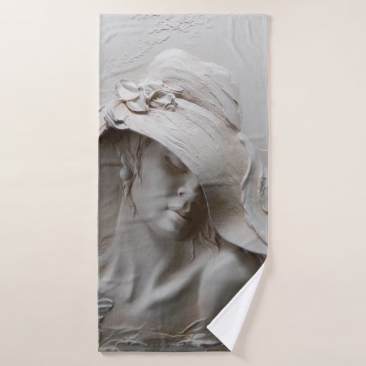 壁壁の3d錯視3d,背景,アート,壁画,フロー バスタオル (バスタオル)