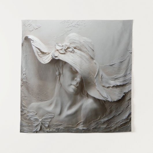 壁壁画3d錯覚3d，背景，アート，壁画，flo タペストリー (正面)