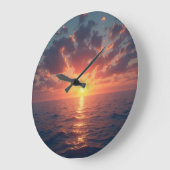 壁太陽の時計 ラージ壁時計 (傾斜)