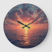 壁太陽の時計 ラージ壁時計 (正面)