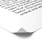 壁感動的やる気を起こさせる芸術 ポスター (角)