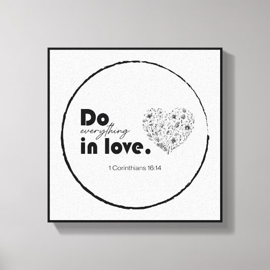 壁感動的アート キャンバスプリント (正面)