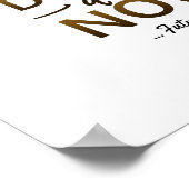 壁感動的アート – 今すぐやめは引用文- Fu ポスター (角)