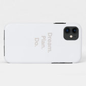 壁感動的アート – "夢。計画。Do.」 – ミニ Case-Mate iPhoneケース (裏面(横))