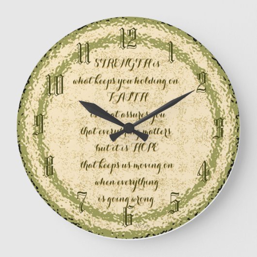 壁感動的時計 ラージ壁時計 (正面)