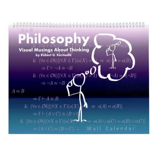 壁掛けカレンダーの哲学 カレンダー (カバー)