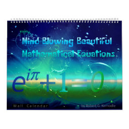 壁掛けカレンダーの美しい数学の同等化 カレンダー