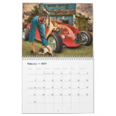 壁掛けカレンダー及びレトロのPinupsを改造しました カレンダー (2月 2027)