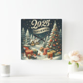 壁掛け時計をカスタマイズする スクエア壁時計 (ホーム)