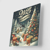 壁掛け時計をカスタマイズする スクエア壁時計 (傾斜)