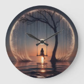 壁掛け時計,ホームデコール,オフィスデコール,ルームデコール ラージ壁時計 (正面)