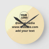 壁掛け時計 ラウンド壁時計 (正面)