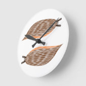 壁掛け時計 ラウンド壁時計 (傾斜)