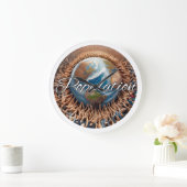 壁掛け時計、10.75インチ円形アクリル ラージ壁時計 (ホーム)