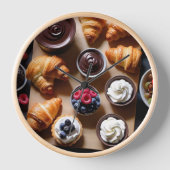 壁掛け時計、27.3 cm平方アクリル 壁時計 (正面)