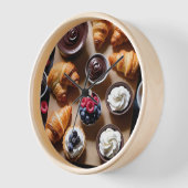 壁掛け時計、27.3 cm平方アクリル 壁時計 (傾斜)