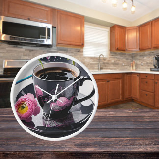 壁掛け時計、27.3 cm平方アクリル 壁時計