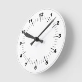 壁掛け時計、8"円形アクリル ラウンド壁時計 (傾斜)