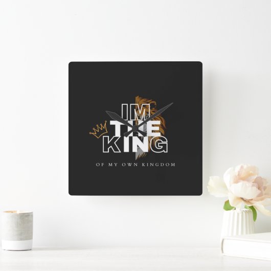 壁掛け スクエア壁時計 (ホーム)