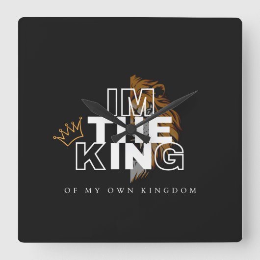 壁掛け スクエア壁時計 (正面)