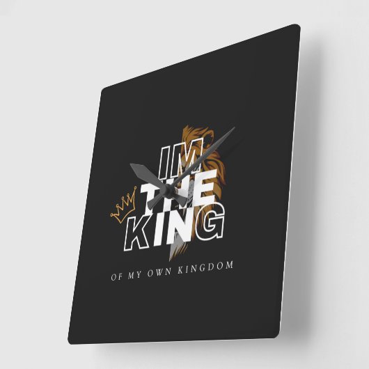 壁掛け スクエア壁時計 (傾斜)