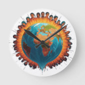 壁掛け ラウンド壁時計 (正面)