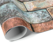 壁損傷石壁パターン ラッピングペーパー (ロールコーナー)