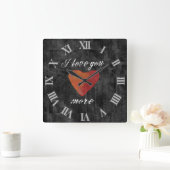 壁時計が好き スクエア壁時計 (ホーム)