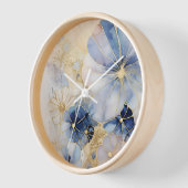 壁時計とクリエイティブ画像。抽象芸術花 壁時計 (傾斜)