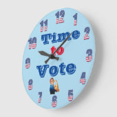 壁時計の投票時間 ラージ壁時計 (傾斜)