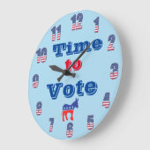 壁時計の投票時間 ラージ壁時計 (傾斜)