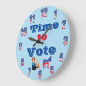 壁時計の投票時間 ラージ壁時計 (傾斜)