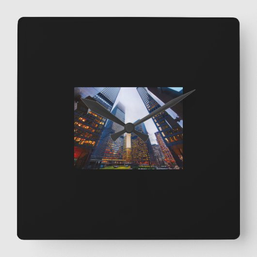 壁時計の販売のために！ スクエア壁時計 (正面)