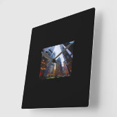 壁時計の販売のために！ スクエア壁時計 (傾斜)