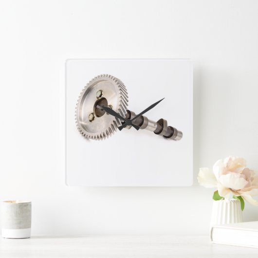 壁時計タイ車のミングギア スクエア壁時計 (ホーム)