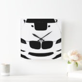 <壁時計ポップ・アートのをカスタマイズ! スクエア壁時計 (ホーム)