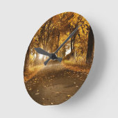 壁時計自然デザイン ラウンド壁時計 (傾斜)
