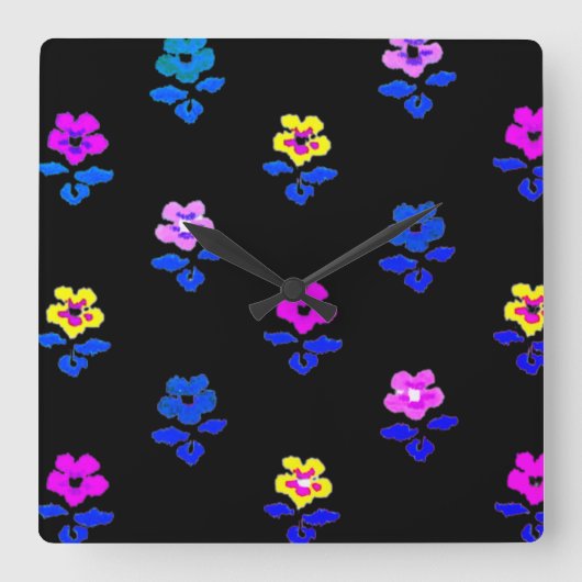 壁時計芸術およびデザインスタイル スクエア壁時計 (正面)