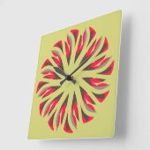 壁時計、カラーエレガントクラシック数々のデザイン スクエア壁時計 (傾斜)