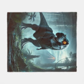 壁時計 フリースブランケット (正面(横))