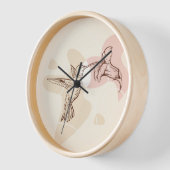 壁時計 – プリントデザイン (傾斜)