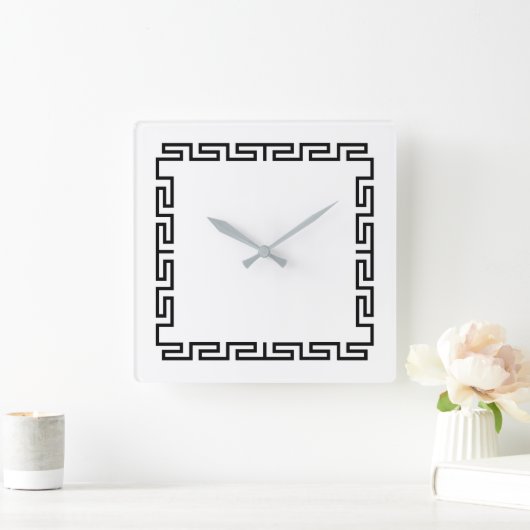 壁時計「ミコノス」 スクエア壁時計 (ホーム)