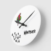 !!壁時計 ラウンド壁時計 (傾斜)