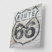 壁時計、ルート66 スクエア壁時計 (傾斜)